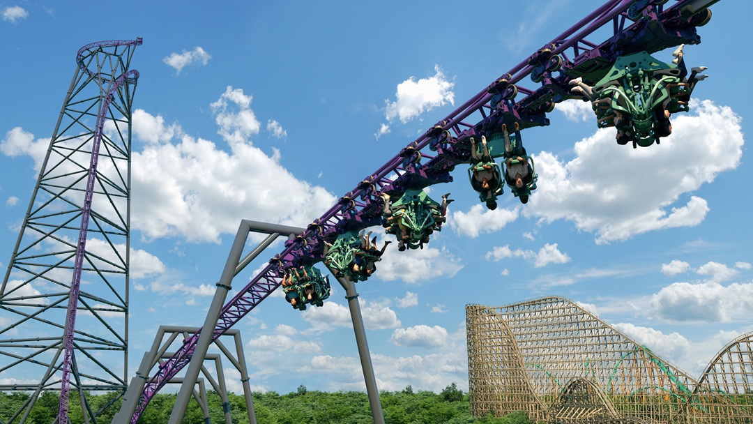 BAKUNAWA at Six Flags Great Adventure Confirmed as World's Tallest and Fastest Spinning Coaster for 2027