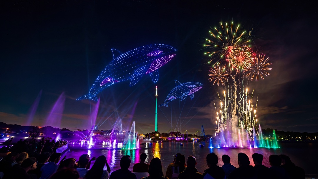 Electric Ocean Set to Return to SeaWorld Orlando with New Nighttime Experiences
