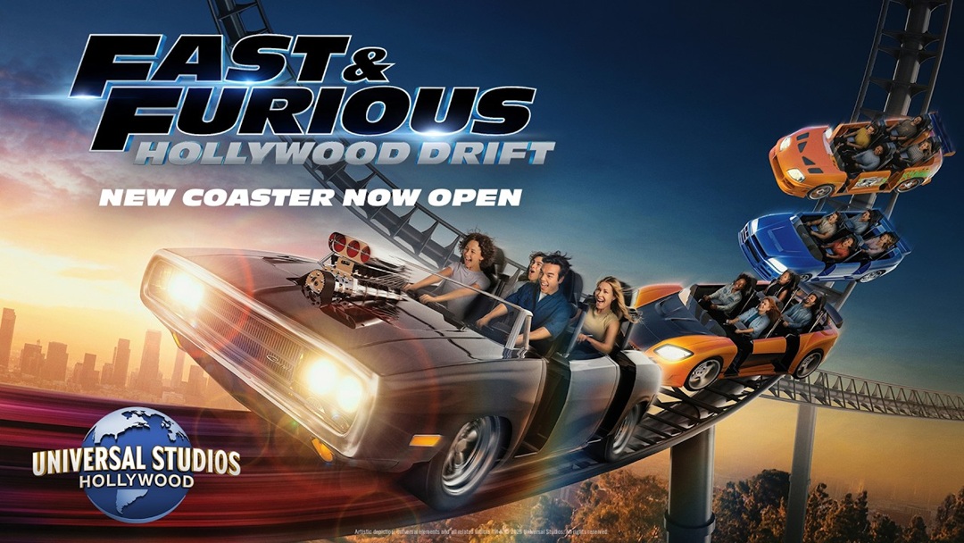 Fast & Furious: Hollywood Drift Officially Opens at Universal Studios Hollywood