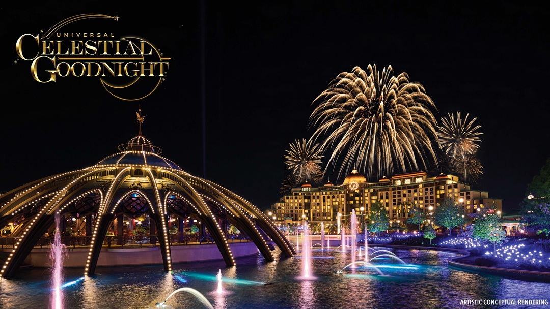 Nighttime Spectacular Universal Celestial Goodnight to Debut at Epic Universe